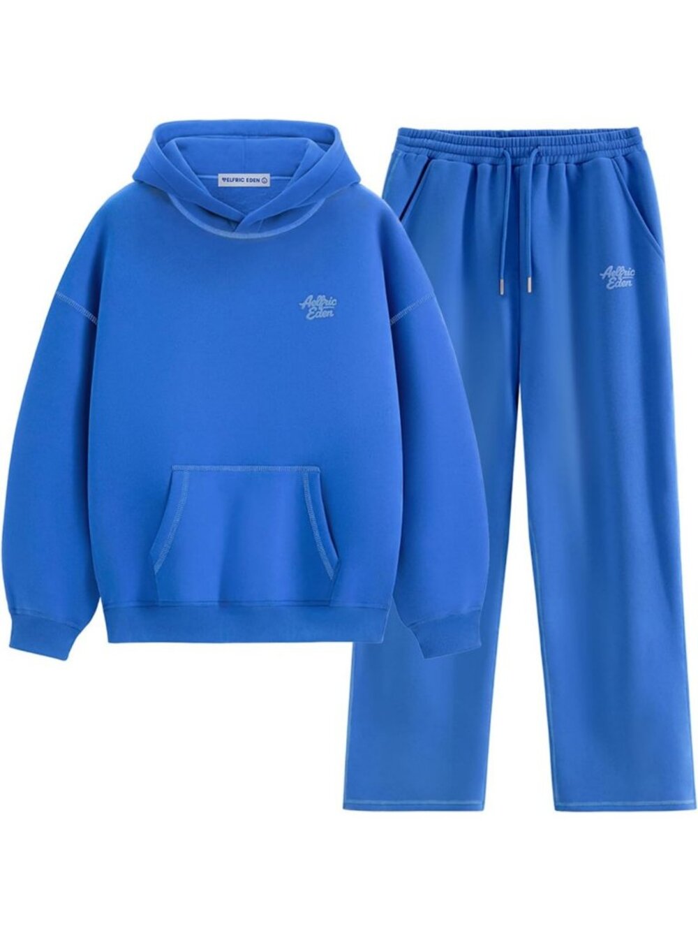 Cozy Oversized Fleece Hoodie & Sweatpants Set | 2-Piece Lounge Tracksuit
